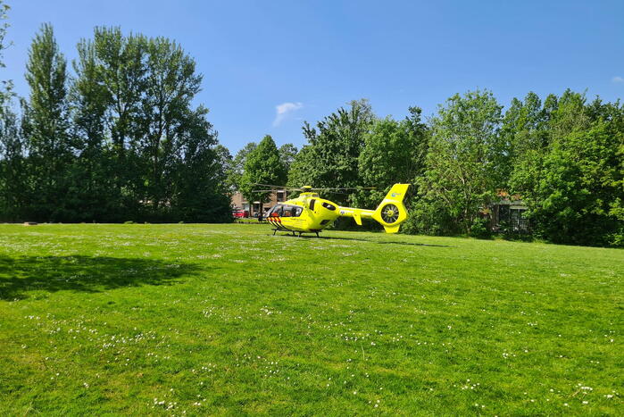 Traumahelikopter ingezet voor kind