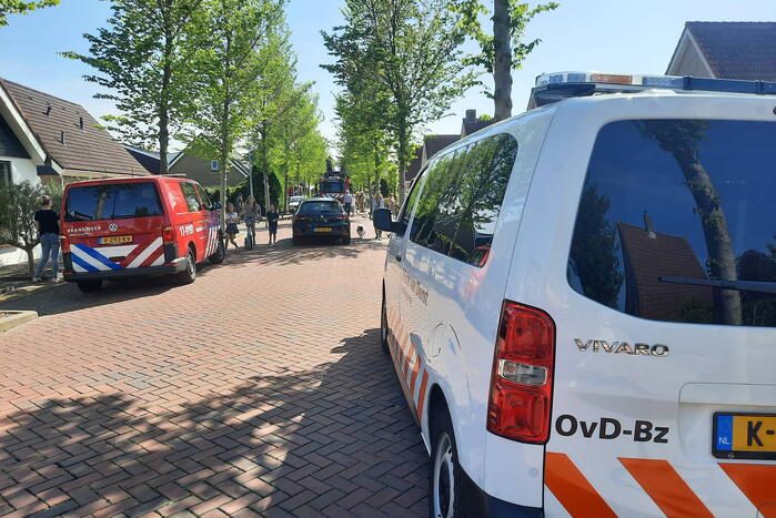 Brand in dak van woning door zonnepanelen
