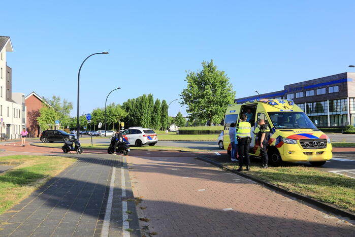Beschonken scooterrijder gaat hard onderuit