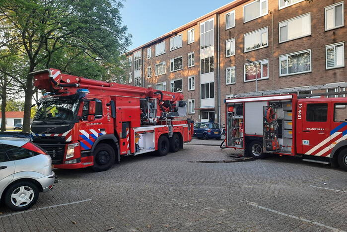 Woningen geventileerd na brand