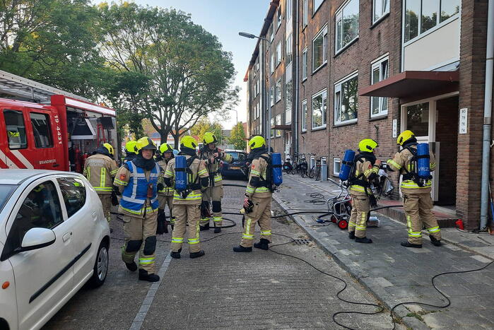 Woningen geventileerd na brand
