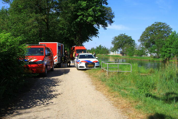 Groot onderzoek langs kanaal