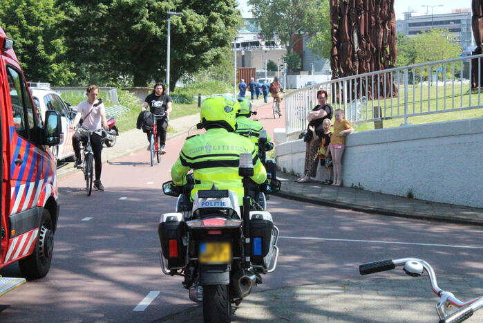 Grote zoekactie vanwege deelscooter in water