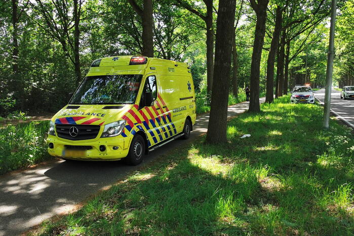 Wielrenner gewond na val