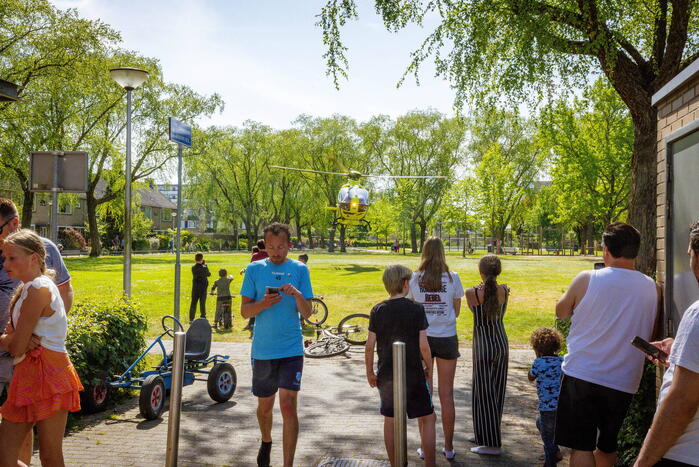 Traumahelikopter ingezet voor ernstig ongeval
