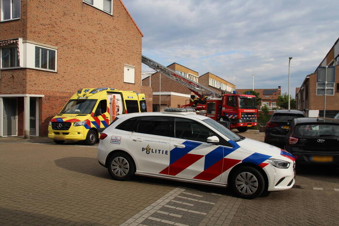 Traumahelikopter landt voor Andreaskerk