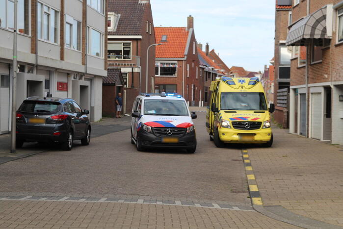 Traumahelikopter landt voor Andreaskerk