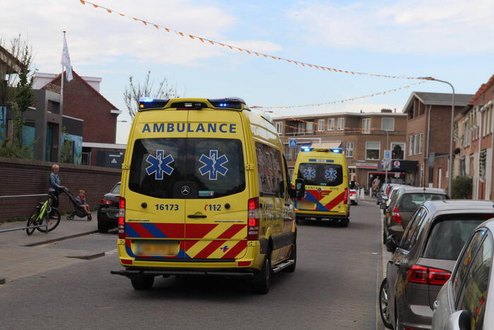 Traumahelikopter landt voor Andreaskerk