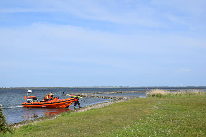 KNRM ingezet voor surfer in de problemen op Grevelingenmeer
