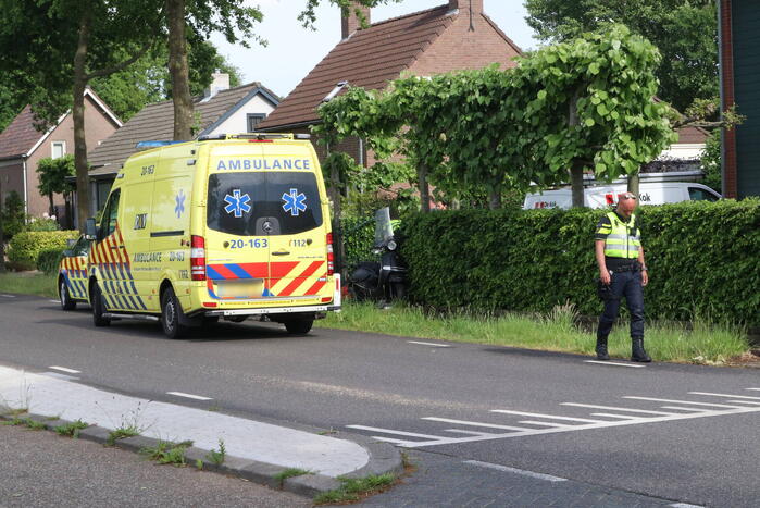 Scooterrijder gewond bij ongeval