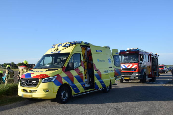 Scooterrijder en opzittende gewond bij eenzijdig ongeval