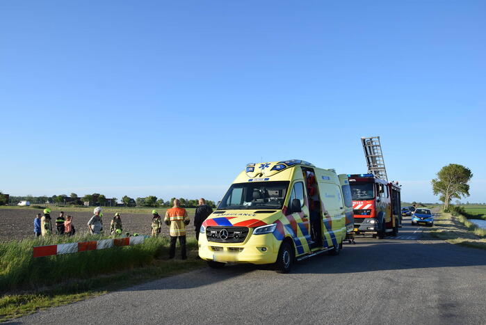 Scooterrijder en opzittende gewond bij eenzijdig ongeval