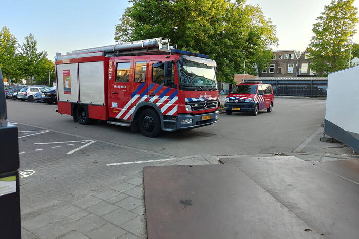 Gaslekkage ontstaan op bedrijventerrein