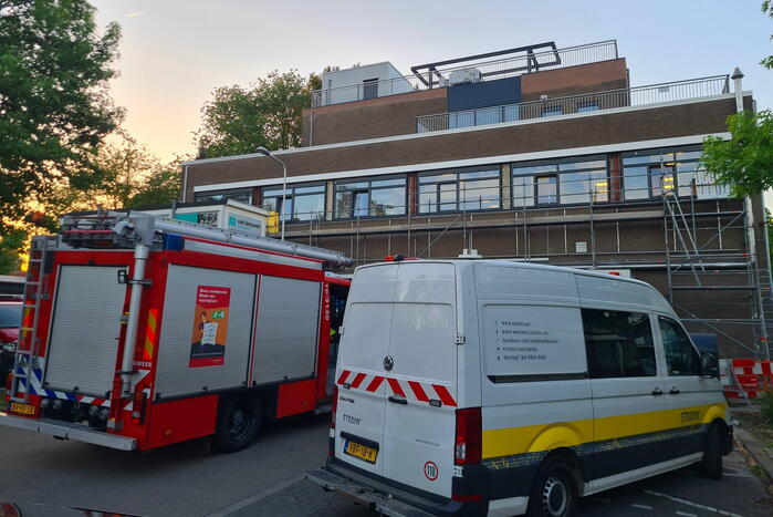 Gaslekkage ontstaan op bedrijventerrein