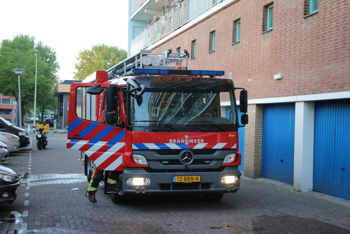 Scooter volledig verwoest vanwege brand