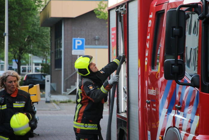 Scooter volledig verwoest vanwege brand