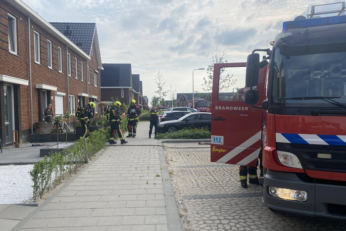 Droog gekookte pan zorgt voor rookontwikkeling