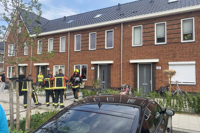 Droog gekookte pan zorgt voor rookontwikkeling