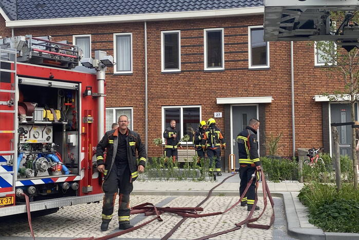Droog gekookte pan zorgt voor rookontwikkeling