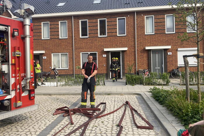 Droog gekookte pan zorgt voor rookontwikkeling