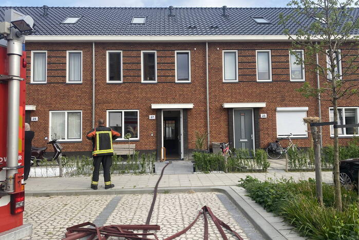 Droog gekookte pan zorgt voor rookontwikkeling