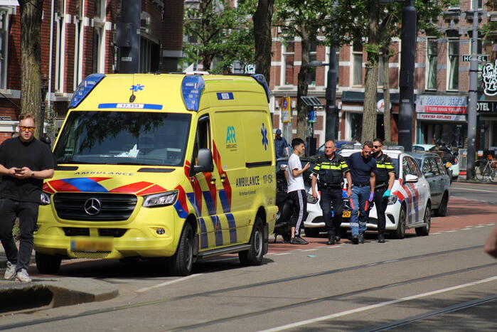 Scooterrijder gewond aan been na val