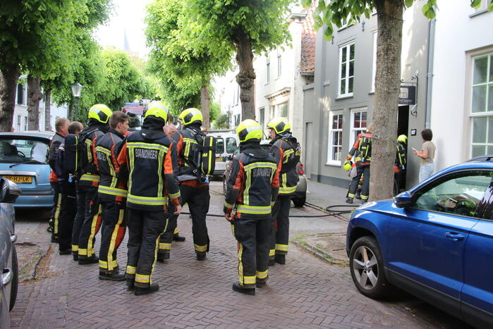 Brand in bedrijfspand van een mondhygiëniste