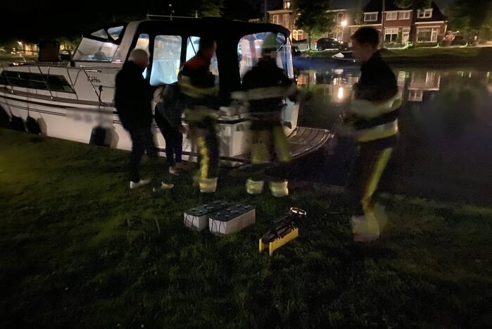 Accu van boot raakt oververhit