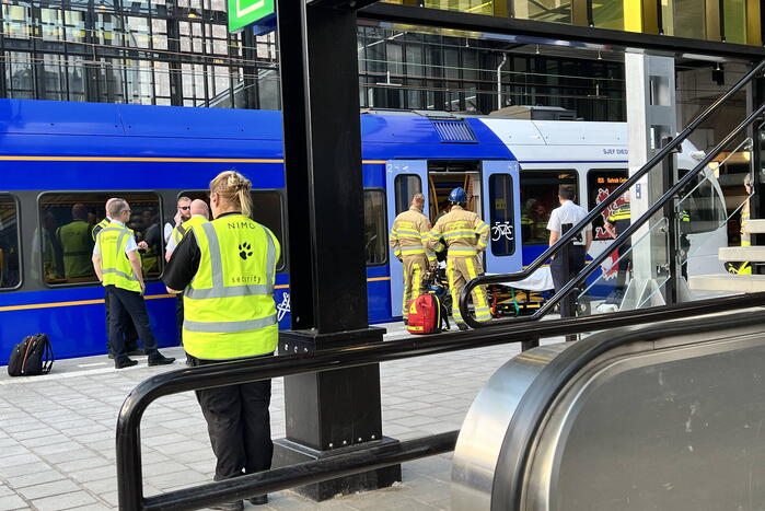 Treinverkeer stilgelegd na incident op station