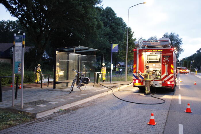 Scooter brandt volledig uit