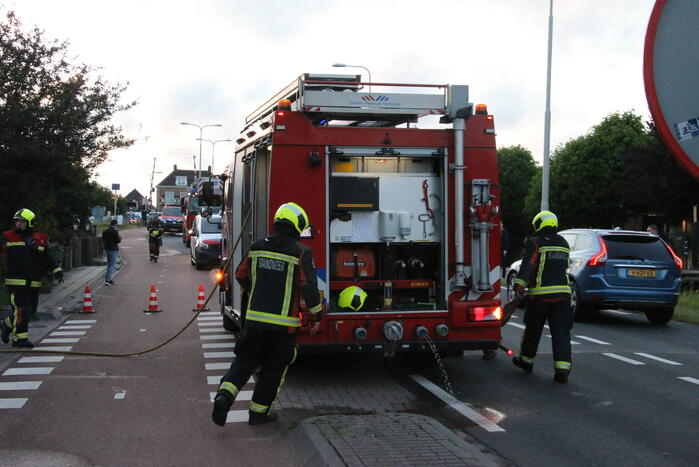 Brand in keuken van woning
