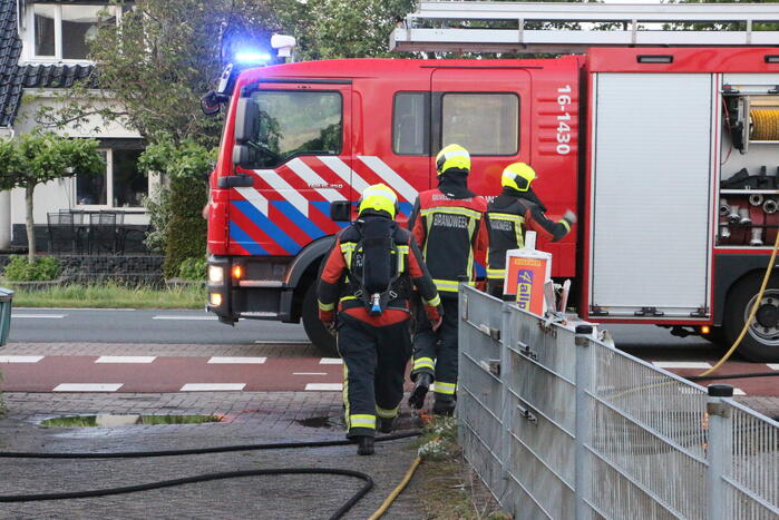 Brand in keuken van woning