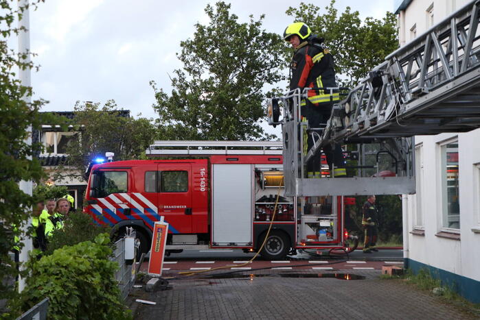 Brand in keuken van woning