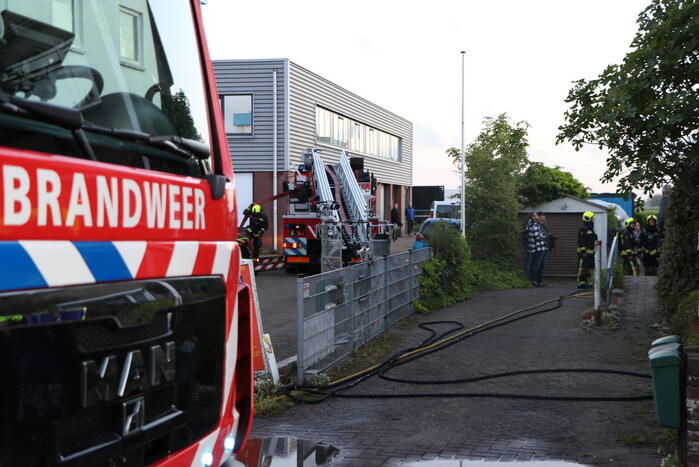 Brand in keuken van woning