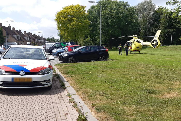 Traumahelikopter ingezet voor gewond kind