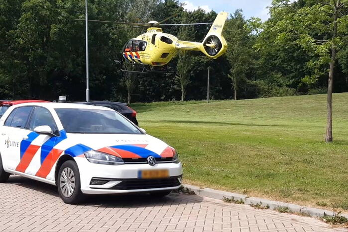 Traumahelikopter ingezet voor gewond kind