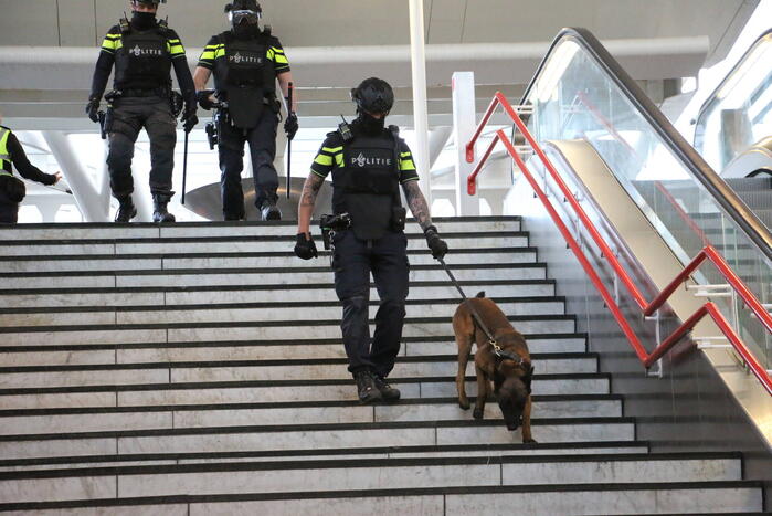 Treinverkeer stilgelegd vanwege politieactie