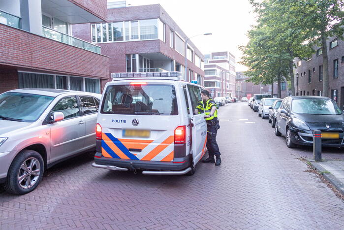 Automobilist beschadigt meerdere voertuigen en wordt straat verderop aangehouden