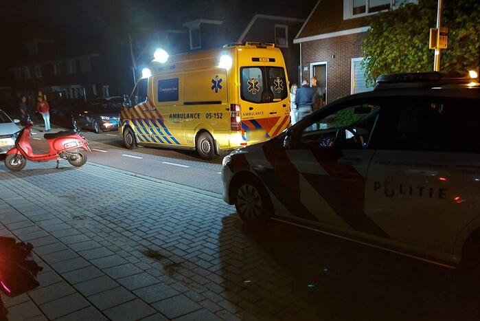 Scooterrijder en fietser gewond bij botsing