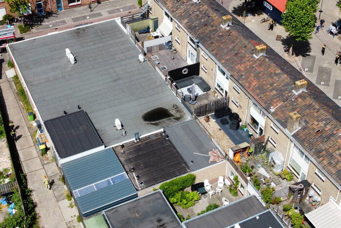 Meerdere woningen ontruimd door instorting