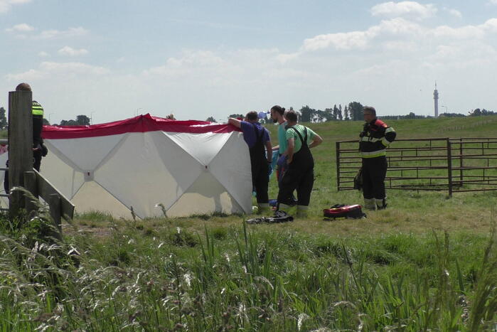 Scootmobiel ter water geraakt