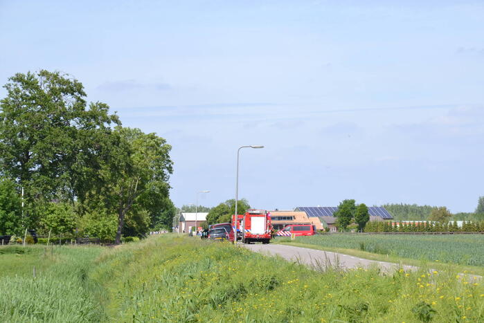 Grote brand in boerenschuur
