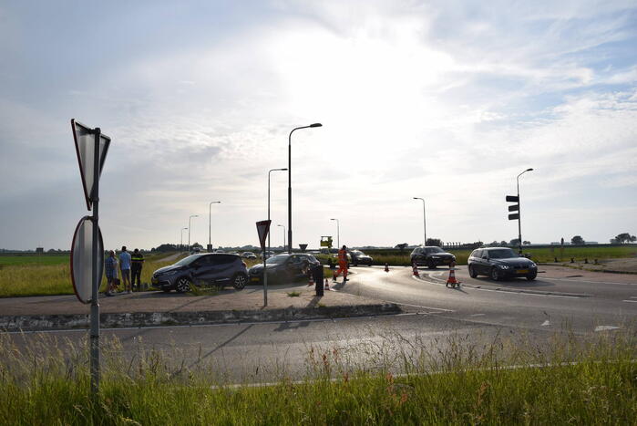 Motorrijder gewond bij botsing met auto