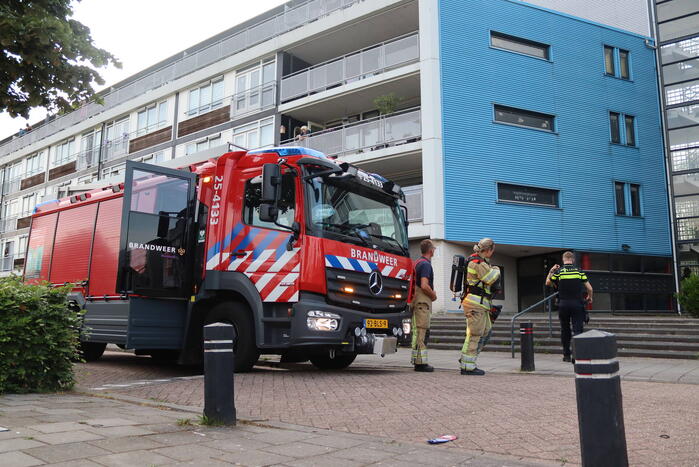 Pan op het vuur zorgt voor rookontwikkeling