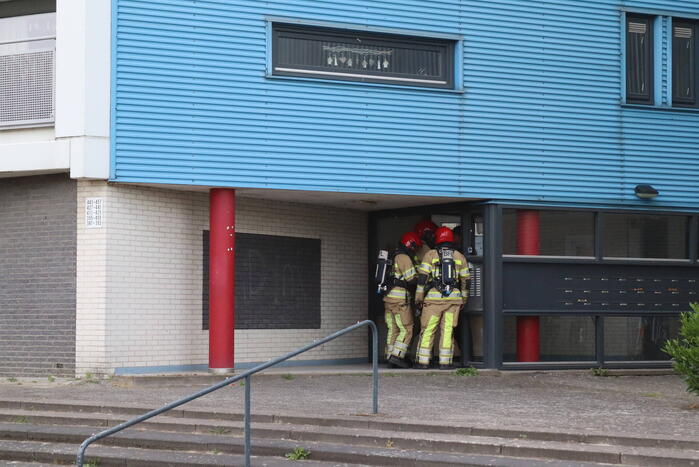 Pan op het vuur zorgt voor rookontwikkeling