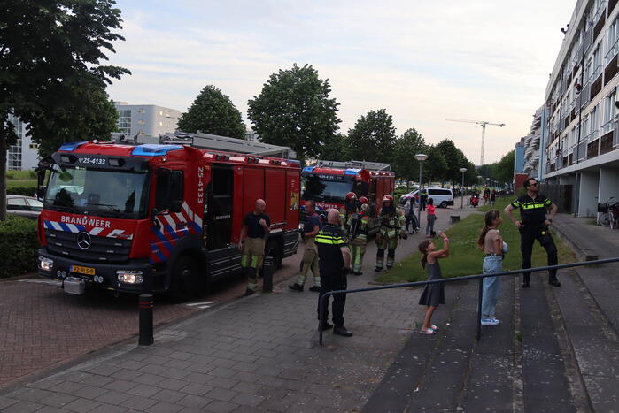 Pan op het vuur zorgt voor rookontwikkeling