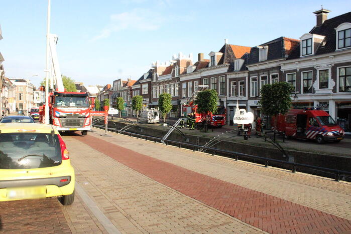 Overleden persoon in stadsgracht aangetroffen