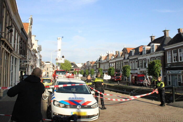 Overleden persoon in stadsgracht aangetroffen