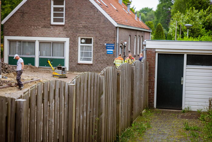 Gasleiding geraakt bij graafwerkzaamheden Woonzorgcentrum Monsigneur Blom - Sint Jozef