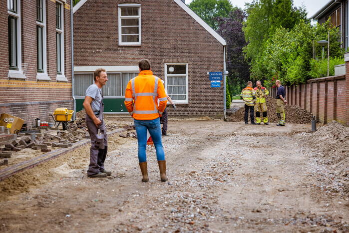 Gasleiding geraakt bij graafwerkzaamheden Woonzorgcentrum Monsigneur Blom - Sint Jozef